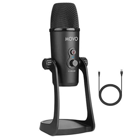 UPC: 0817711021565 | Movo Um700 Desktop Usb Microphone For Computer With Adjustable Pickup Patterns