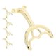 thumbnail image 4 of 5pcs Ceiling Fan Blade Arms Replacement Antique Metal Fan Blade Arms for Replacing Worn Fan Blades to Keep the Balance of Ceiling Fan Parts Accessorie, 4 of 4