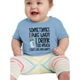 thumbnail image 1 of Sometimes I Puke When I Drink T-Shirt Infant -Smartprints Designs,  24 Months, 1 of 4