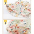 thumbnail image 5 of Girls Christening Hat Baby Girl French Bonnet Sun Cap Infant Breathable Hat Vintage Headdress Little Girl, 5 of 9