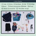 thumbnail image 3 of ANIMECC en existencia, disfraz de cosplay de zombi Mikuu S-XL, lindo disfraz de vampiro chino, vestido de fiesta de Helloween para mujeres, 3 of 5