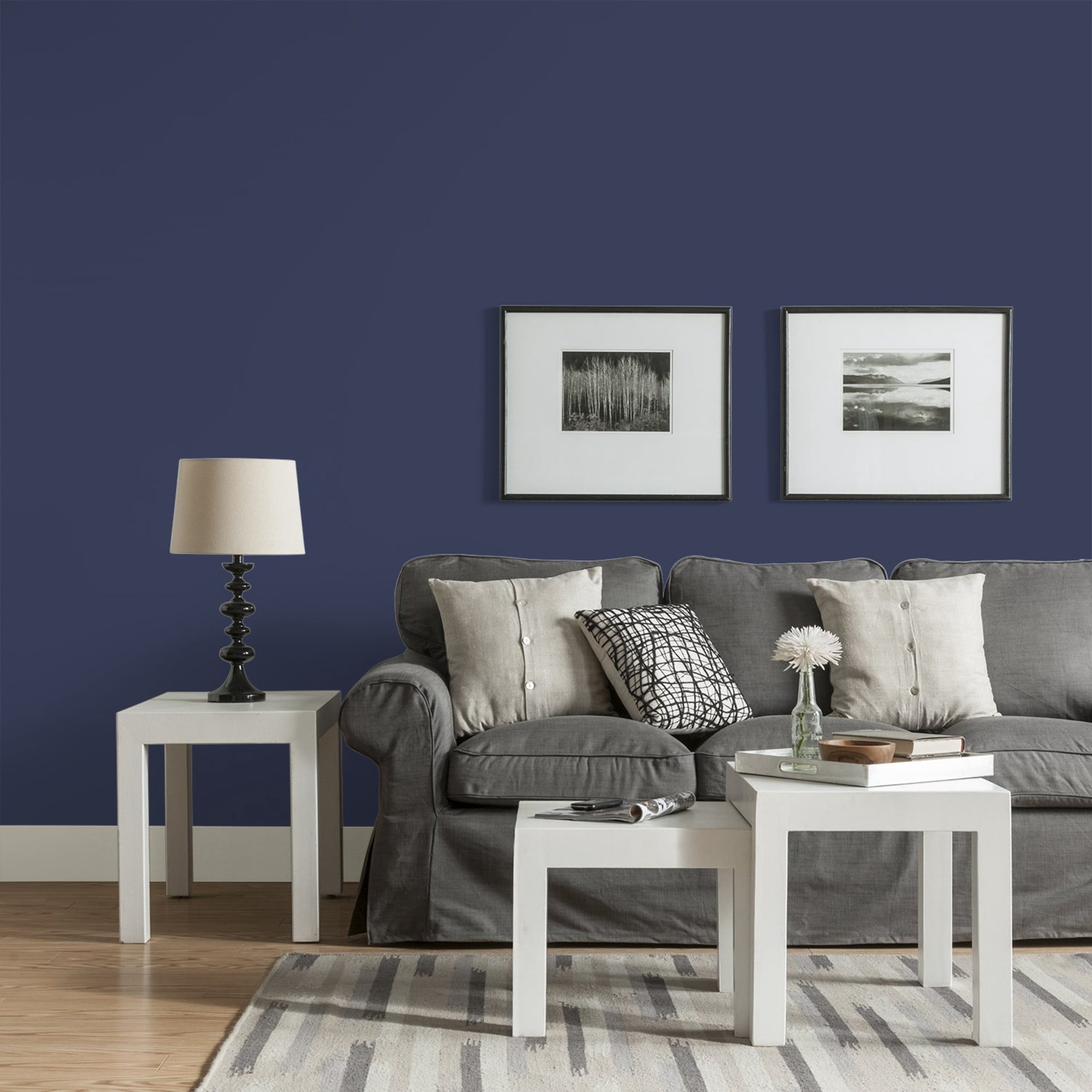 Glidden High Endurance Plus Victory Blue Eggshell Interior Paint and Primer, 1 Gallon