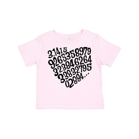 

Inktastic Pi Heart Numbers Gift Toddler Boy or Toddler Girl T-Shirt