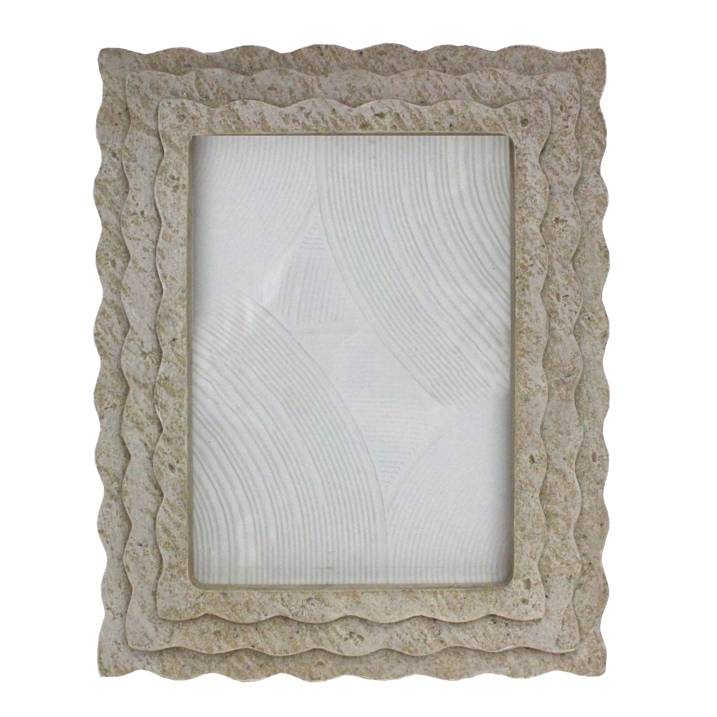 OneDesign Home Artisan Wavy Resin 5"x7" Picture Frame