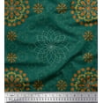 thumbnail image 1 of Soimoi Cotton Cambric Fabric Mandala Decorative Print Fabric by The Yard 42 Inch Wide, 1 of 1