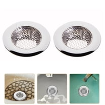 1.57X0.71In Bathtub Strainers,Stainless Steel Kitchen Sink Strainer for Mop Pool,2Pcs Silver Durable Sink Drain Strainer for Kitchen