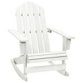 thumbnail image 2 of vidaXL Adirondack Rocking Chair Porch Rocker Outdoor Patio Lawn Chair Wood, 2 of 16