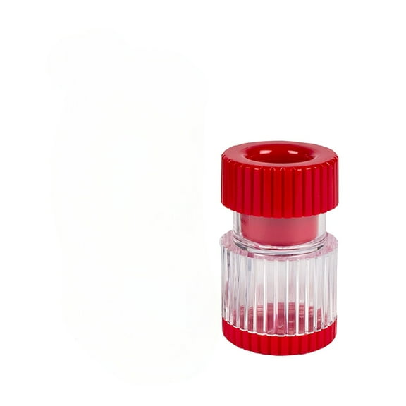 XUET Pill Crusher and Grinder, Daily Usage, Safely Crushes Pills, Vitam, Tablets, Accurate and Easy to Use, Includes Storage Container, Transparent/Red, BPA Free