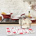 thumbnail image 2 of GZHJMY Cute Cats With Hearts Love Valentine's Day Absorbent Dish Drying Mat Microfiber Kitchen Countertop Table Protector Multi-Purpose Counter Rack Sink Drainer Pad (16 x 18 Inches), 2 of 6