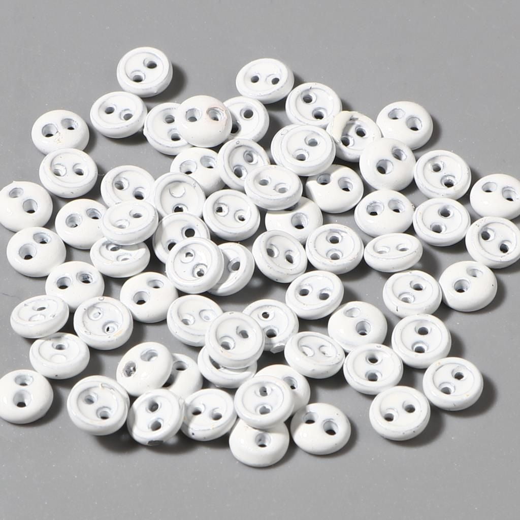 1000pcs 4mm Mini Tiny Buttons Resin Round Sewing Doll Clothes White Button  Embellishments Scrapbook Cardmaking - Buttons - AliExpress