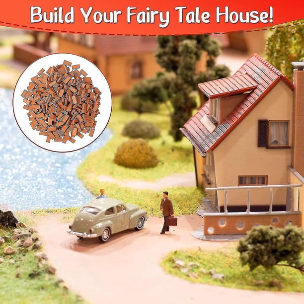 Mini Ladrillos de 700 Piezas para Paisajismo Ladrillos En Miniatura Pared Ladrillos Ladrillos Pequeños para Casa de MuñEcas Piezas de Jardín, Escala 1/35 | en línea Mini Ladrillos de 700 Piezas para Paisajismo Ladrillos En Miniatura Pared Ladrillos Ladrillos Pequeños para Casa de MuñEcas Piezas de Jardín, Escala 1/35 | en línea