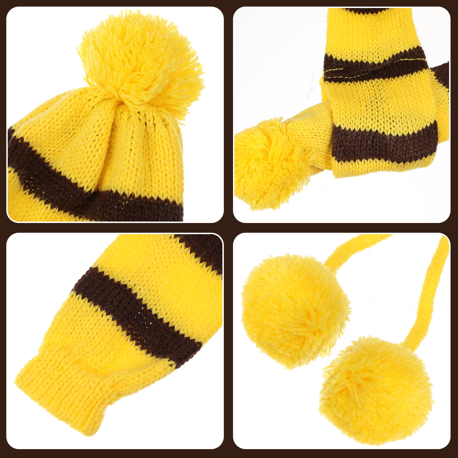 LABSERRON Winter Accessories Dog Beanie Hats Knit Hat for Dog 1Set