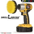 thumbnail image 4 of Drillbrush Bathroom Cleaner Drill Attachment – Bathtub Cleaning Supplies - Yellow Drill Brush Bathtub Scrubber - Carpet Scrubber - Bathroom Accessories - Stone Bath Mat Cleaner Spin Brush for Shower, 4 of 8