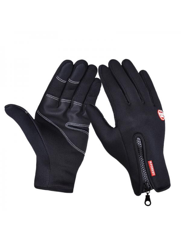 for Ski Snowboard Running Motorbike Cycling Riding Windproof Outdoor Gloves Lightweight Double Layer Internal Suede Multi-function Touch screen Winter Gloves Sports Waterproof Warm Non-slip Gloves