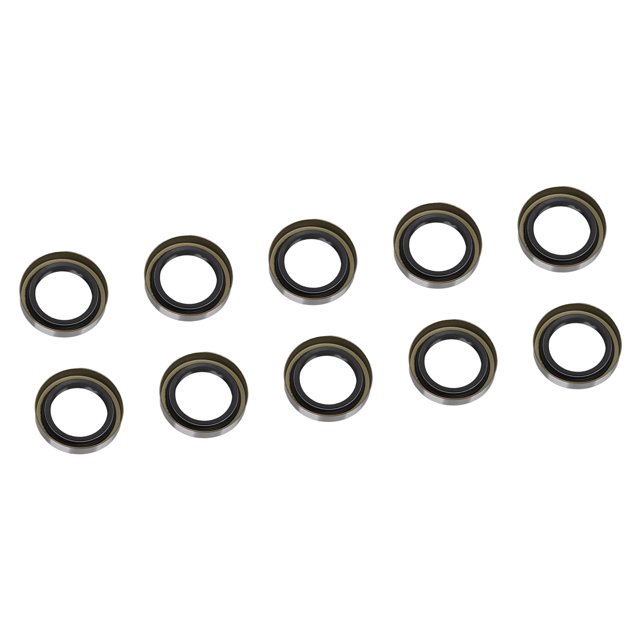 Joints de Graisse de Moyeu, Joint de Roue de Moyeu d'Essieu de Remorque Résistant à l'Abrasion Élastique 10PCS Forte Dureté Élevée pour Transcom 171255TB