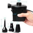 thumbnail image 3 of Electric Air Pump for Inflatables with Plug,with 3 nozzle,Balloon Pump Electric for air mattress, Portable Inflator and Deflator for Air Beds, Used for Ball Pump, Bike Pump, Boats, Toys, Pool Floats, 3 of 7