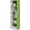 White/Green, variant on LUDER Book Shelf, 5-Tier Bookshelf, Bookcase with Open Shelves, 9.4 x 15.8 x 52, Easy Assembly, for Living Room, Bedroom, Home Office, White/Pink