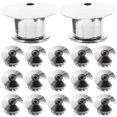 thumbnail image 1 of MasteelfCA 20Pcs Locking Pin Back Locking Pin Copper Locking Pin Brooch Pin Locking Back Lapel Pin Lock, 1 of 8