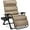 Wheat, variant on YEXJ Oversized Zero Gravity Chair, Folding Outdoor Patio Recliner, XL Anti Gravity Lounger w/Removable Cushion, Cup Holder, Side Tray, 350lb Capacity-Woodland Brown