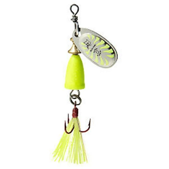 Blue Fox 64-20-462 Blue Fox Classic Glow Vibrax Spinners - Glow Chartreuse