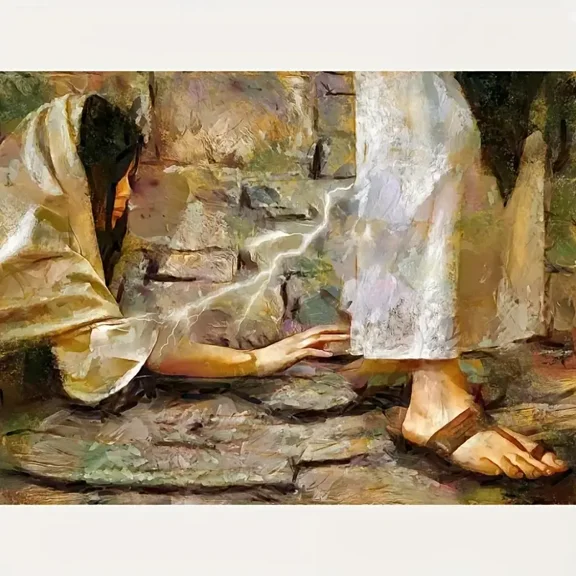 Diamond Painting Kits for Adults - Religious Healing from Jesus Diamond Art Kits for Adults,Round 5D Gem Art Kits for Adult DIY Crafts Kits Gift Home Wall Decor Gifts