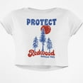 thumbnail image 1 of Parc National Rétro Années 70 Protection Paysager Redwood Junior Crop Top Boxy T-Shirt, 1 of 1
