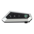 thumbnail image 2 of Motorcycle Bluetooth Headsets IPX6 Waterproof Rechargeable Noise Reduction Motorbike Bluetooth Helmet Intercom Headset, 2 of 4