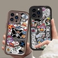 thumbnail image 4 of Funda de teléfono con etiqueta de Anime para iPhone, funda de silicona para iPhone mate 15, 14, 13, 12, 11 Pro Max, X, XS, XR, 7, 8 Plus, SE 2020, 4 of 5