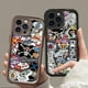 thumbnail image 4 of Funda de teléfono con etiqueta de Anime para iPhone, funda de silicona para iPhone mate 15, 14, 13, 12, 11 Pro Max, X, XS, XR, 7, 8 Plus, SE 2020, 4 of 5