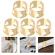 thumbnail image 4 of 5 anillos de servilleta navideños, porta servilletas navideños, hebilla decorativa para servilletas, decoración de mesa navideña, 4 of 7