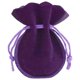 thumbnail image 2 of Bolsas de terciopelo para anillos VelvtyPurple 25Pzas Morado 7x9cm Terciopelo Bolsa en Forma de Calabaza., 2 of 2