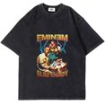 thumbnail image 4 of Eminem-Camiseta de Rap Hop para hombre, camisa Retro lavada, informal, de manga corta, de gran tamaño, con cuello redondo, Unisex, 4 of 4