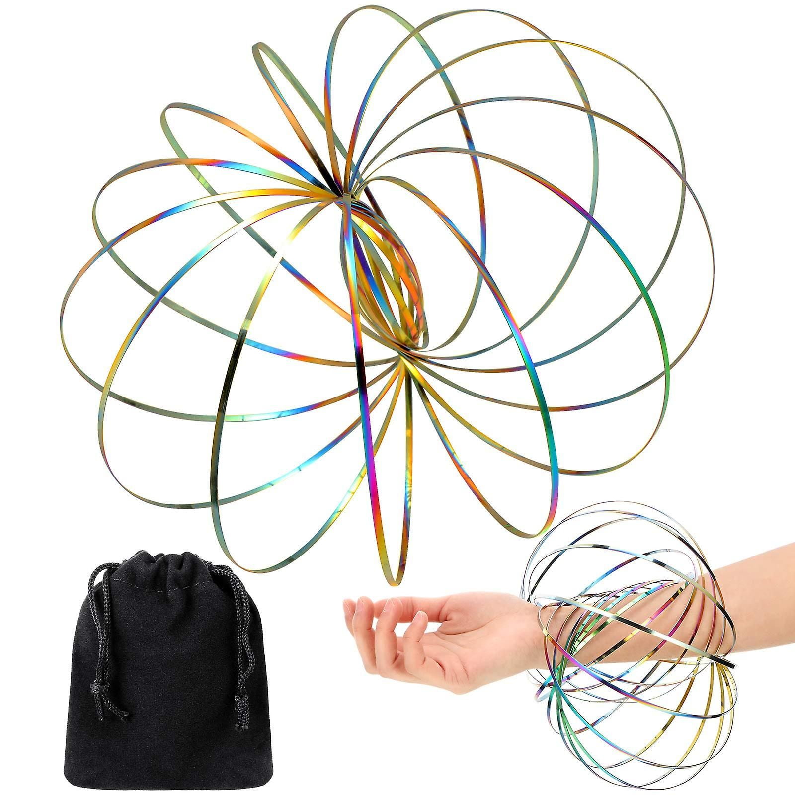 Anneaux de Flux - Jouet d'anneaux 3D - Effet arc-en-ciel - Mixte - A partir de 6 ans