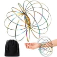 thumbnail image 1 of Flow Rings Toys 3d Arm Spring Magic Flow Ring Stainless Steel Multi Sensory Educational And Interactive Spring Toy, 1 of 5