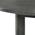 thumbnail image 3 of Benjara 47" Farmhouse Style Round Wooden Dining Table- Rustic Gray, 3 of 8