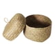 thumbnail image 5 of Billuyoard Cesta de almacenamiento de escritorio para guardarropa con tapa, tejido de algas marinas, hilo para aperitivos, organizador de juguetes Almacenamiento y organización del hogar, 5 of 6