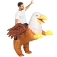thumbnail image 5 of Inflatable Eagle Ride-On Costume For Adults - Patriotic Bird Party Outfit,Height 59"–74.8",Eagle, 5 of 7