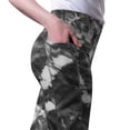 thumbnail image 4 of Women's MSX by Michael Strahan Black Baltimore Ravens Aubrey Tie-Dye Leggings, 4 of 4