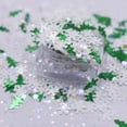 thumbnail image 4 of 2022 mezclas gruesas del brillo del ópalo del bulto del brillo de los copos de nieve al por mayor para la decoración de la Navidad, 4 of 4