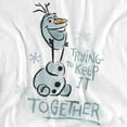thumbnail image 3 of Frozen Womens Trying To Keep It Together Olaf T-Shirt, 3 of 6
