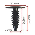thumbnail image 2 of HAHDAXIA Car Bumper Fastener Rivet Clips, 100Pcs Universal Car Door Trim Bumper Screws Push Fastener Retainer Clips, Push Fastener Retainer Clips G8, 2 of 6