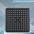 thumbnail image 4 of AIR-High Pressure Rain Shower Head with Filtered - Square Showerhead Filter for Remove Chlorine and Harmful Substances, Improve Hair and Skin Problems, Oil Rubbed Bronze, 4 of 4