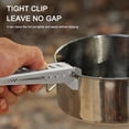 thumbnail image 4 of Cocina al aire libre Picnic Barbacoa Utensilios de cocina Mango Clip Abrazadera Camping Senderismo Anti-caliente Olla Sartén Tazón Pinza Hugtrwg Para estrenar, 4 of 8