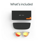 Oakley Meta HSTN, Warm Grey, Prizm™ Ruby Lenses | Smart AI Glasses, Camera, Audio, Video Recording