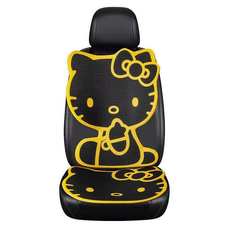 Hello Kitty Car Seat Cover Sanrio Cartoon Seat Protect Cushion Automobile Cushion Protector Pad Kawaii Car Accessories Gifts