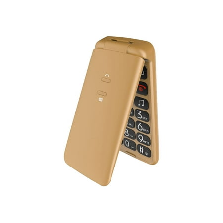 Plum Flipper - GSM Unlocked Phone Big Keypad Big Screen Tmobile MetroPCS Lyca Straight Talk Simple (Best Phone For Metropcs 2019)