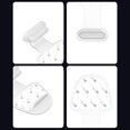 thumbnail image 2 of Puerto Carga Silicona Tapón Antipolvo Tapa Antipérdida (4x para IOS Clear), 2 of 8