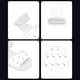 thumbnail image 5 of Puerto de carga de teléfono de silicona Tapón antipolvo Tapa antipérdida (4x para IOS Clear) Hugtrwg  Nuevos Originales, 5 of 7