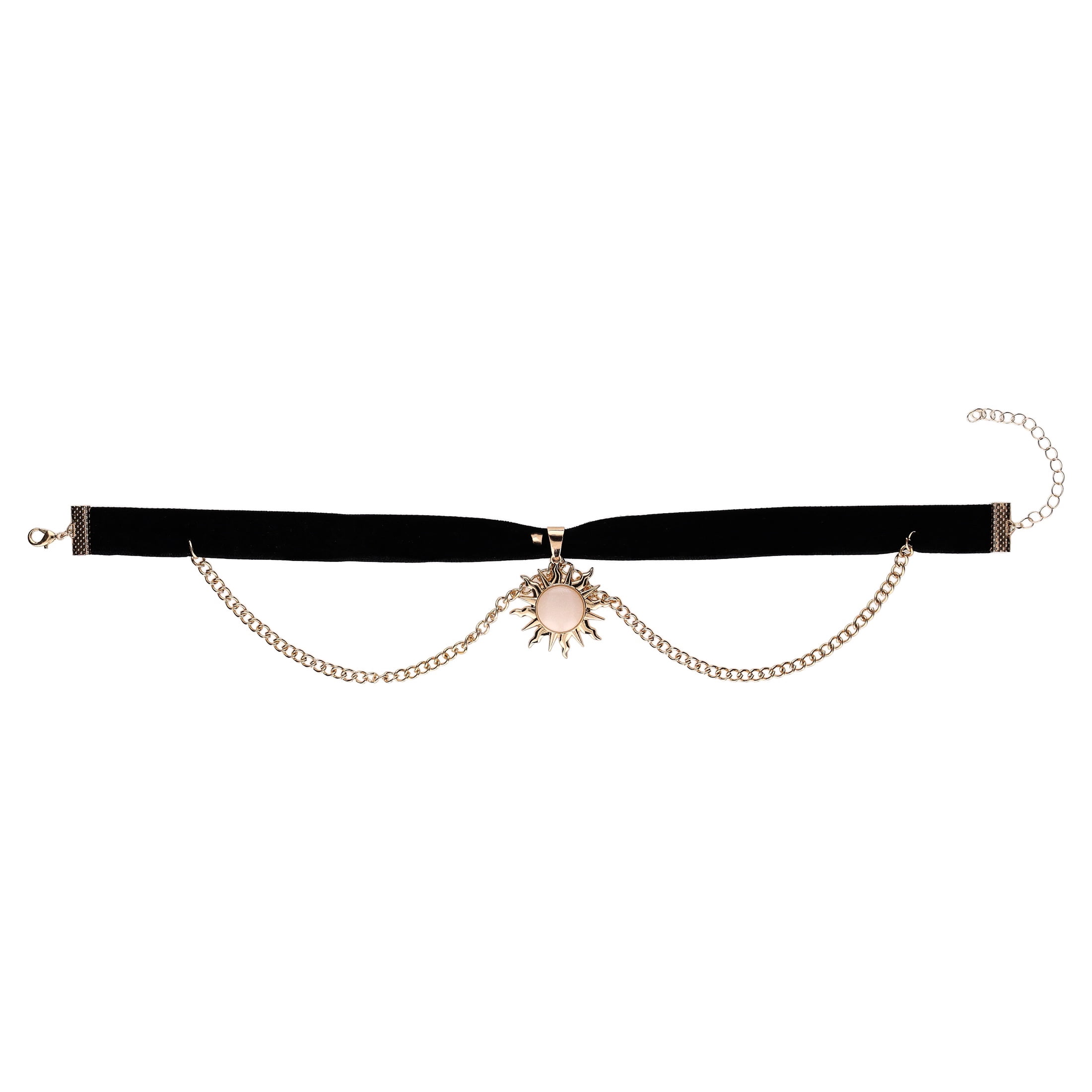 Celestial Sun Choker Costume Accessory for Adults, Gold, Halloween by Way To Celebrate