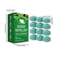 thumbnail image 3 of 12 Pack Mouse Repellent with Peppermint Oil to Repel Rats and Squirrels for Indoor Outdoor Use Safe for Homes and Pets, 3 of 9